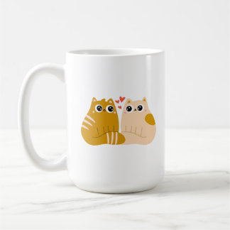 Mug Deux chats qui s'aiment.