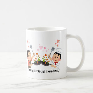Mug Deux Chefs Cuisine - L'amour est l'ingrédient secr