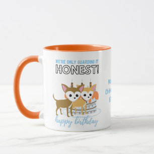 Mug Deux Chéri Chihuahuas Drôle Chien Maître Anniversa