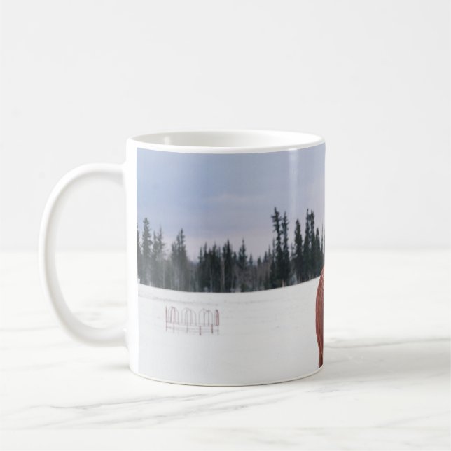 MUG DEUX CHEVAUX SUR NEIGE (Gauche)