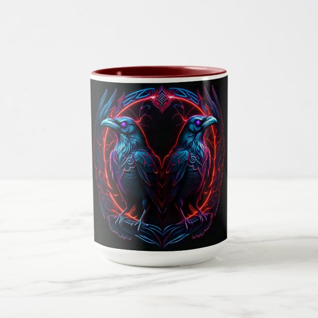 Mug Deux Corbeaux de Feu (Centre)