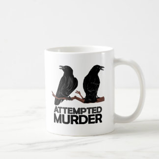 Mug Deux corneilles = tentatives de meurtre