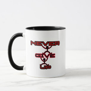 Mug Deux corps tenant des lettres