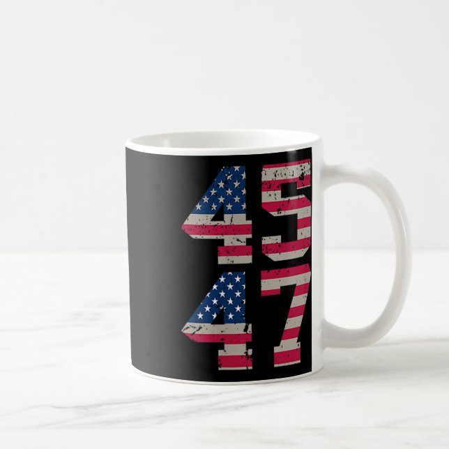 Mug (Deux Côtés) 45 47 Trump Meilleure Couverture Que  (Droite)