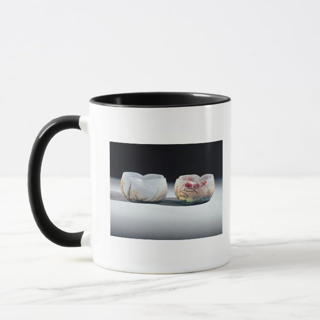 Mug Deux cuvettes par Daum, Nancy, France (Gauche)