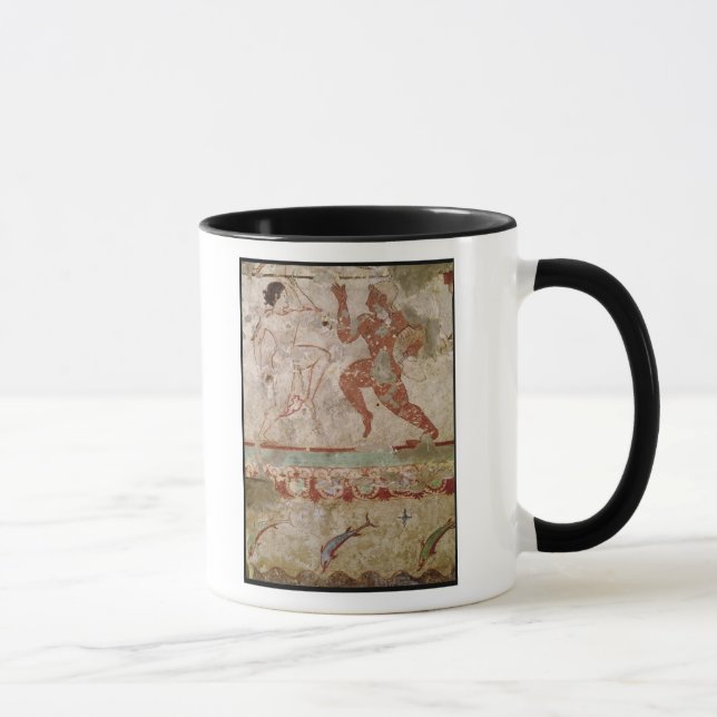 Mug Deux danseurs et dauphins (Droite)
