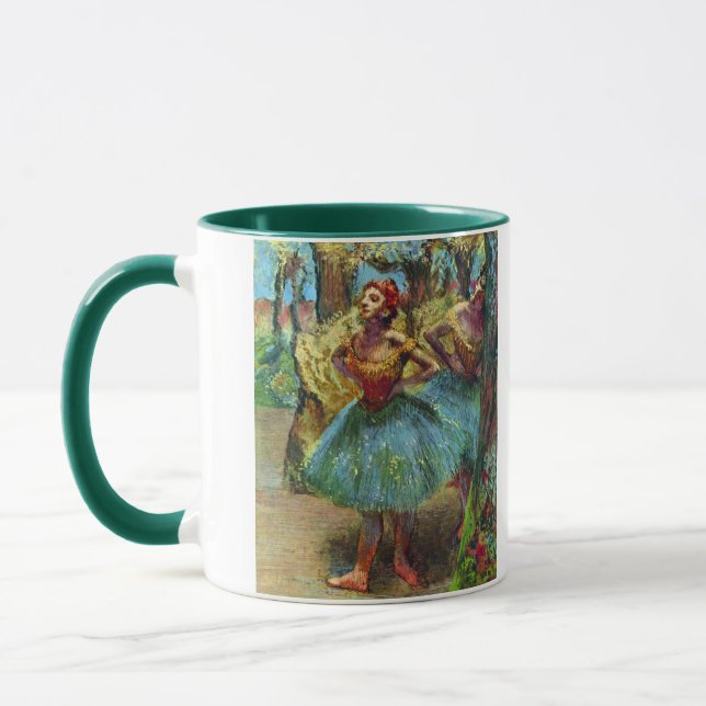 Mug Deux danseuses d'Edgar Degas, Art de ballet vintag (Gauche)