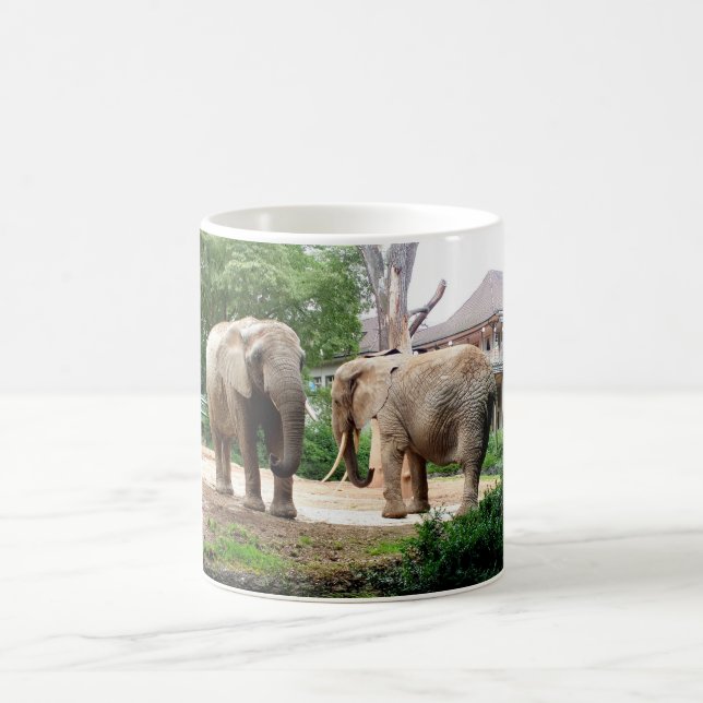Mug Deux éléphants africains (Centre)