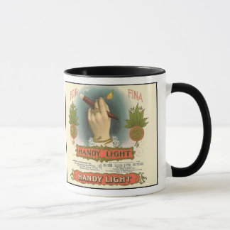 Mug Deux étiquettes vintages de cigare côte à côte