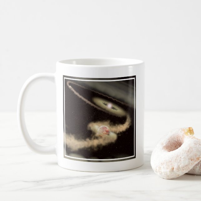 Mug Deux Exoplanètes Géantes De Gaz Orbitant Une Jeune (Avec donut)