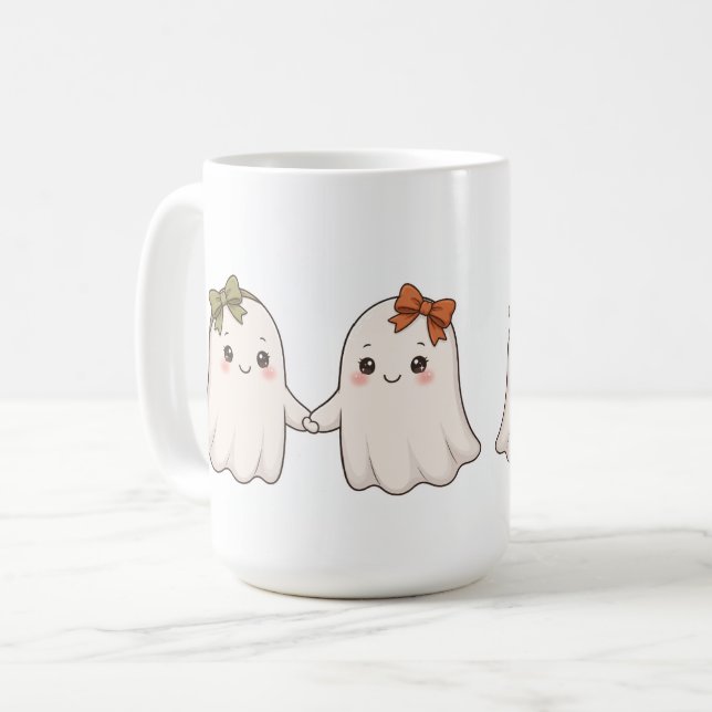 Mug Deux Fantômes (Devant gauche)