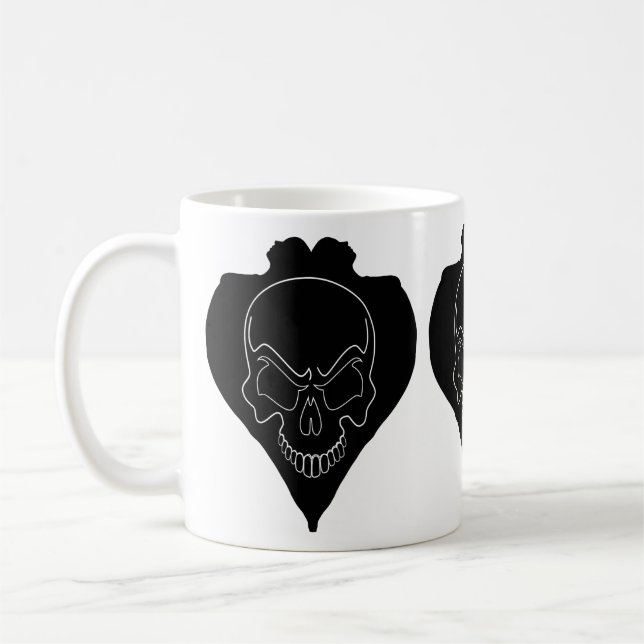 Mug Deux Filles Et Crâne (Gauche)