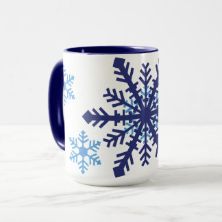 Mug Deux flocs à neige en tonalité