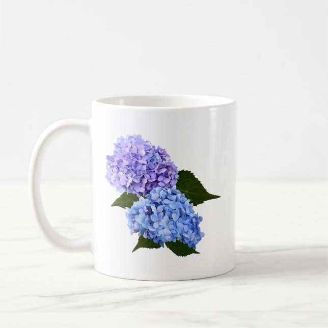 Mug Deux Hydrangea Lavender et Blue (Gauche)