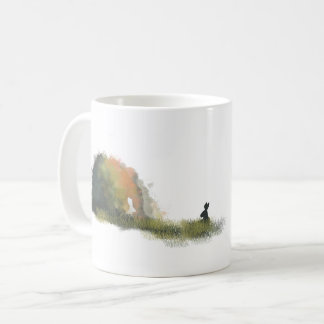 Mug Deux lapins dans un champ