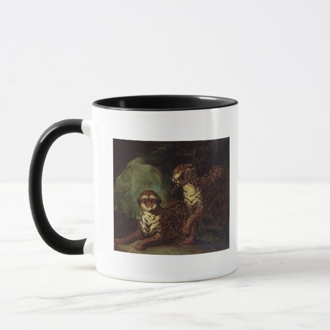 Mug Deux léopards, C. 1820 (Gauche)