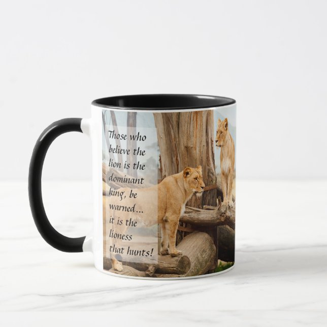 Mug Deux lionnes (Gauche)