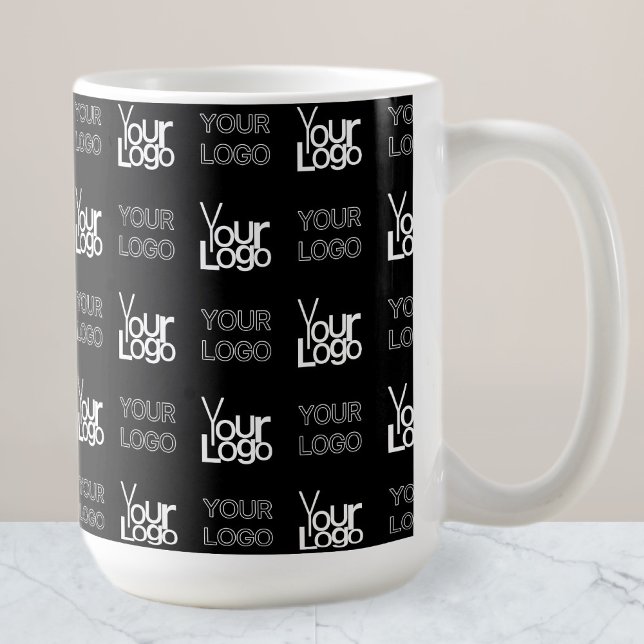 Mug Deux logos ou images Motif répétitif (Créateur téléchargé)