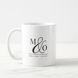 Mug Deux Mariage monogramme