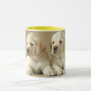 Mug Deux Marionnettes Golden Labrador