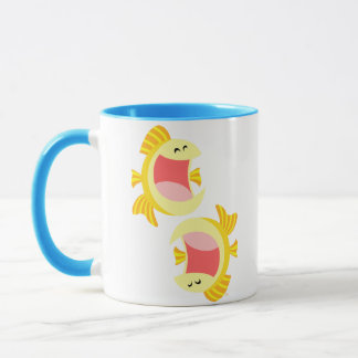 Mug Deux mignonnes boulettes de poisson cartonné