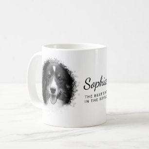 Mug Deux modèles de photo de compagnie personnalisés a