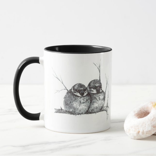 Mug Deux moineaux (Avec donut)