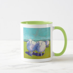 Mug Deux moutons dans le domaine