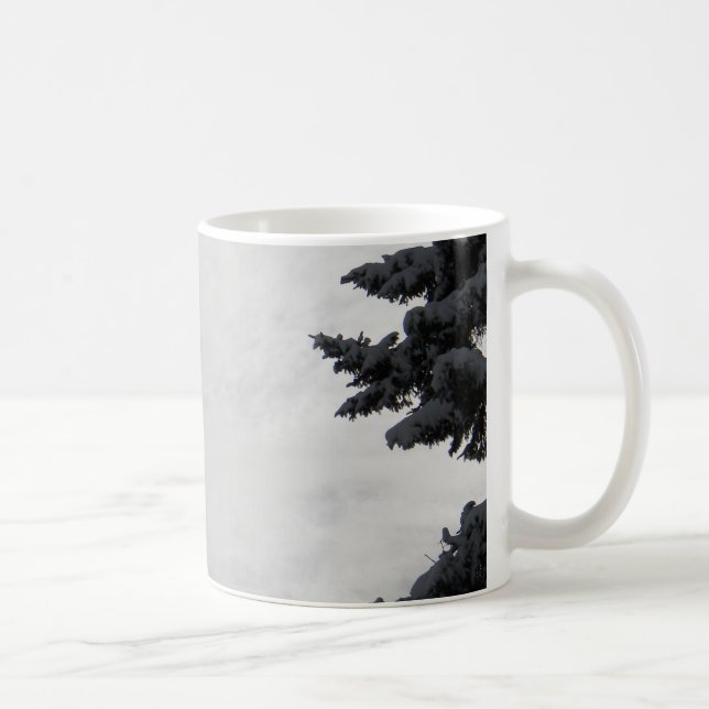 Mug Deux oiseaux volant haut (Droite)