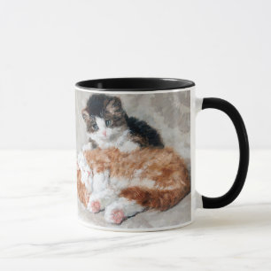 Mug Deux paires de chatons doux par Henriette Ronner-K