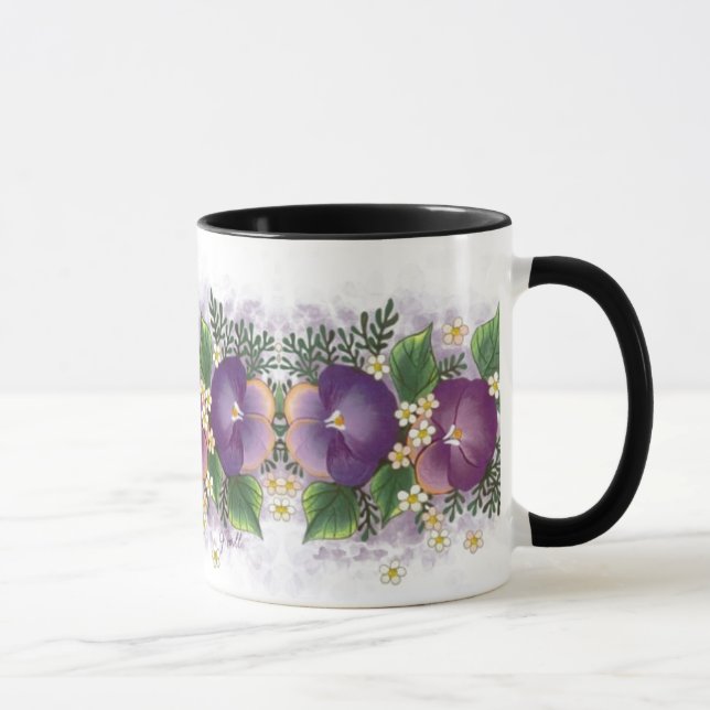 Mug Deux pensées… pensant à vous ! (Droite)