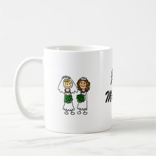 Mug Deux petites jeunes mariées mignonnes