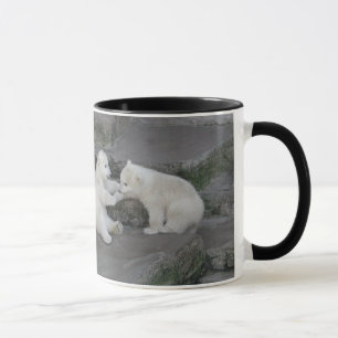 Mug Deux petits animaux d'ours blanc