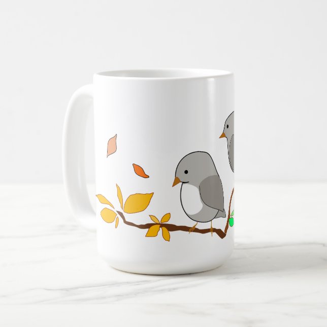 Mug Deux Petits oiseaux (Devant gauche)