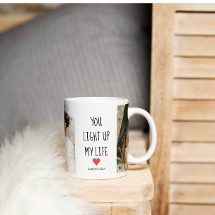 Mug Deux photos Happy Valentines Day