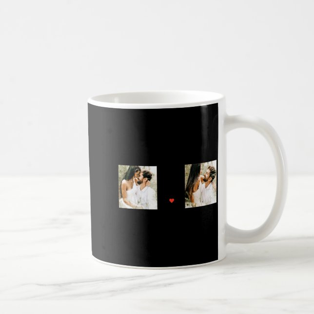 Mug Deux photos Joyeuse Saint-Valentin Citation romant (Droite)