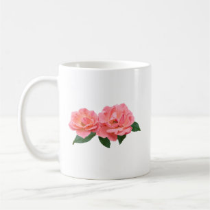 Mug Deux Roses Roses Roses Roses Roses Délicates