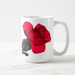 Mug Deux roses rouges au milieu