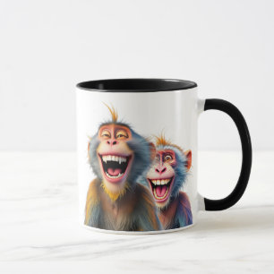 Mug Deux singes hilarants sont trop drôles.