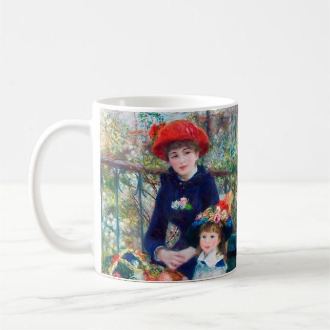 Mug Deux Soeurs (En Terrasse) Pierre Auguste Renoir (Gauche)