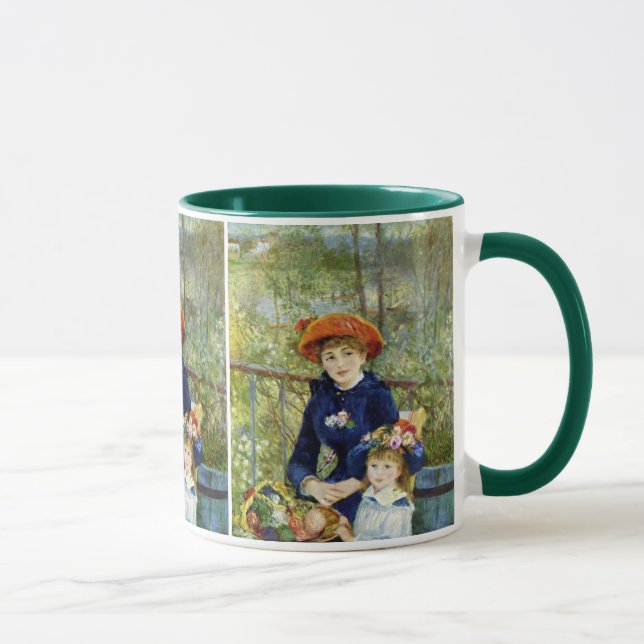 Mug Deux Sœurs (sur la terrasse) de Pierre Renoir (Droite)