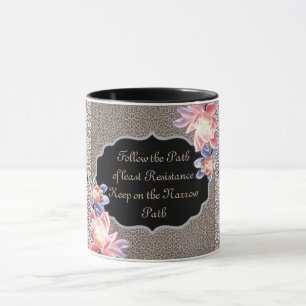 Mug Deux tonalités Posters de animaux : suivre le che
