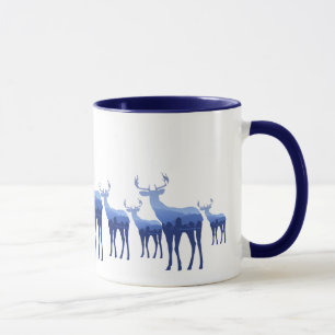 Mug Deux Tons Bleu Cerf/Elc