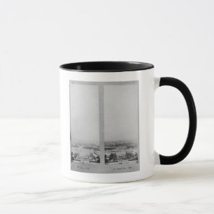 Mug Deux vues de la construction d'Eiffel 2