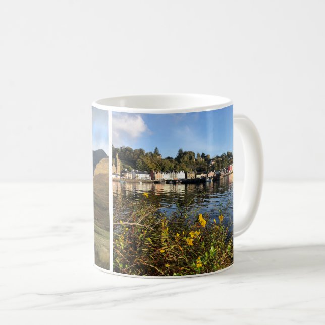 Mug Deux vues de l'île de Mull, Ecosse (Devant droit)