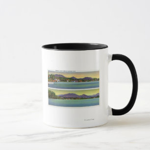 Mug Deux vues sur le lac Flower