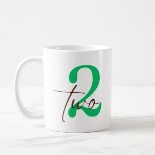 Mug Deuxième anniversaire des 2 ans avec personnalisat