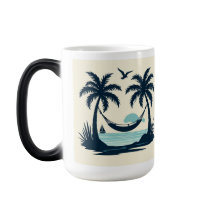 Mug d'évasion tropicale se détendre au Paradis cha