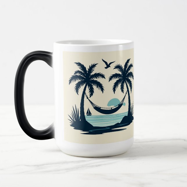 Mug d'évasion tropicale se détendre au Paradis cha (Gauche)