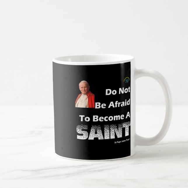 Mug Devenez Saint - Saint Pape Jean Paul Ii - Catholiq (Droite)